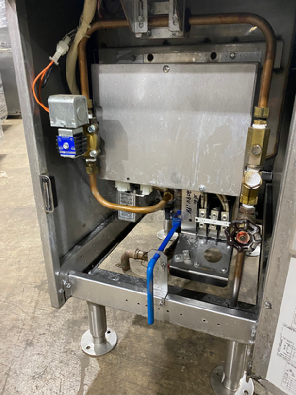 NICE! Pitco Electric Powered Commercial Pasta Cooker/Rethermalizer! With Backsplash! All Stainless Steel! On Legs! Model: SRTE SN: E17GC054848 208V 60HZ 1 Phase - Image 6 of 9