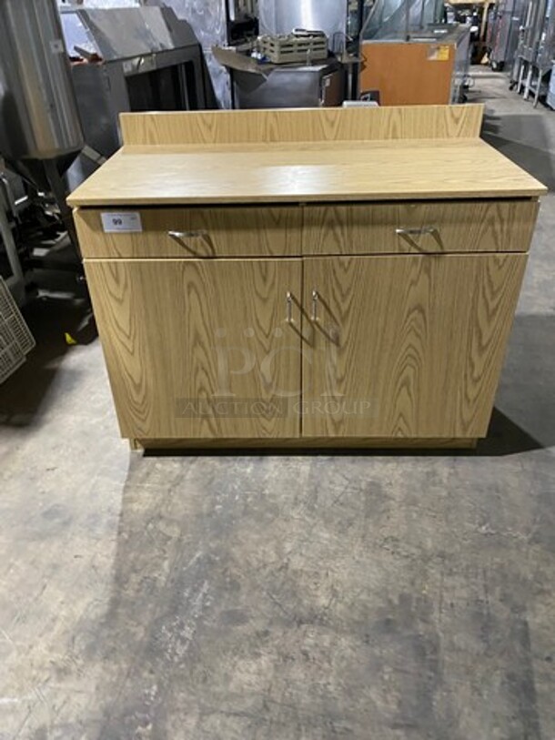 Custom Made Work Top Cabinet! With 2 Drawer And 2 Door Storage Space Underneath!