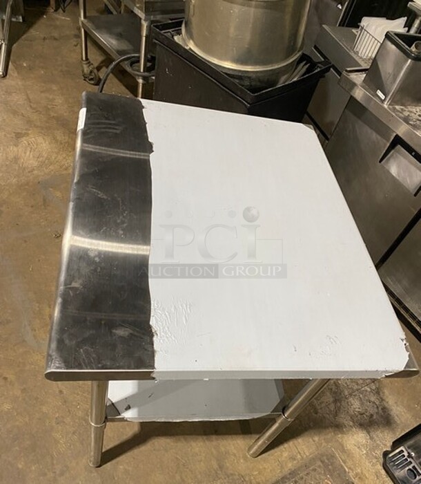 Like New! Stainless Steel 36" Commercial Worktable! - Image 5 of 6