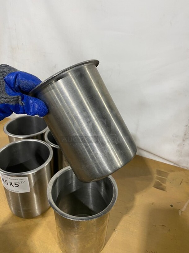 Eastern Stainless Steel Utensil Utensil Holder! 5X Your Bid! - Image 7 of 9