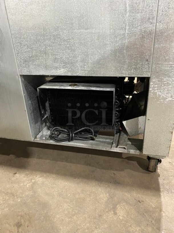 Cool Tech Commercial 2 Door Lowboy/Worktop Cooler! All Stainless Steel! On Casters! Model: CUSTOM48LB SN: 114962 115V - Image 10 of 11