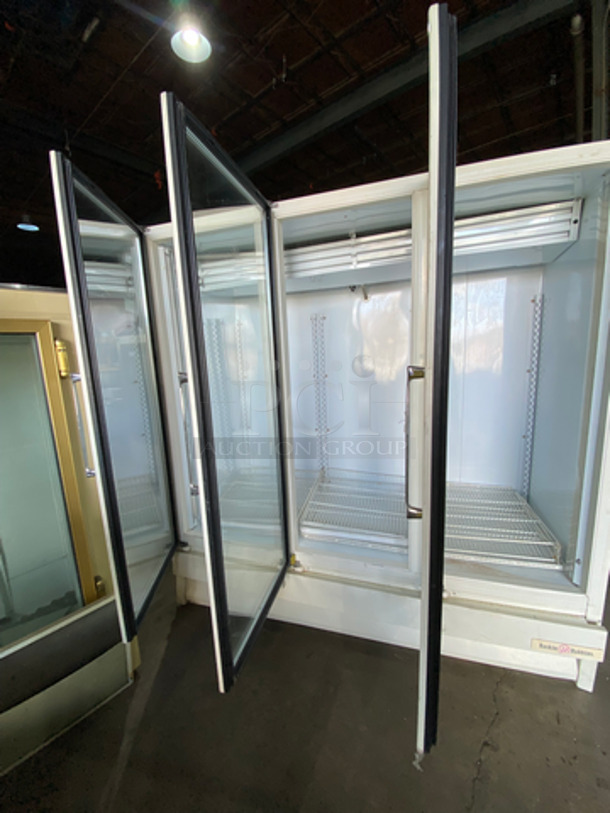National Refrigeration Commercial 3 Door Reach In Freezer Merchandiser! With View Through Doors! With Poly Coated Racks! Model: ULG80BCP-5 115/208/230V 60HZ 1 Phase - Image 5 of 9