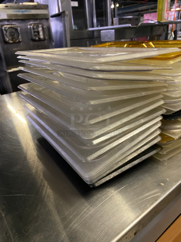 ALL ONE MONEY! Assorted Color Poly Food Pan Lids! - Image 2 of 4
