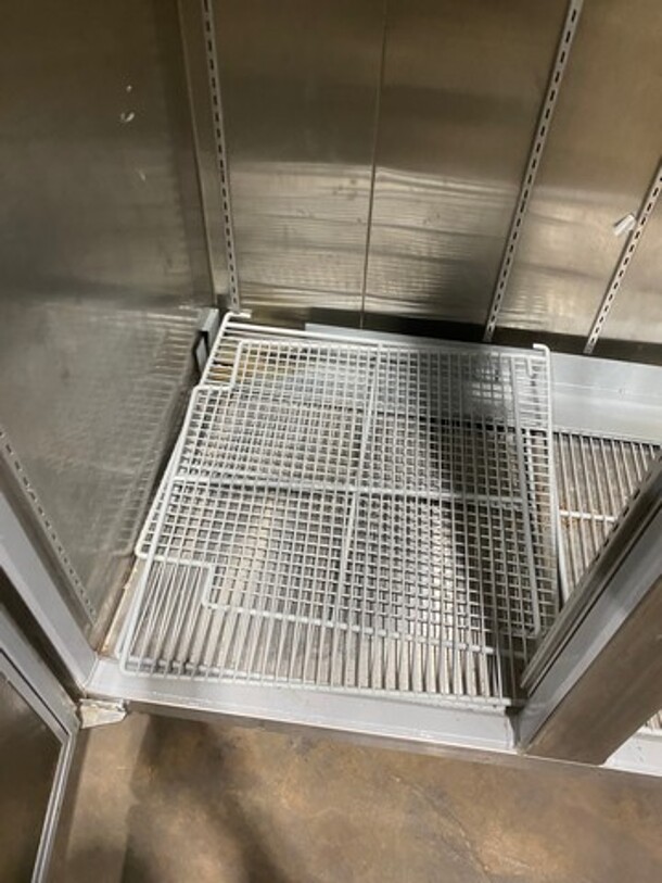 Norlake Commercial 2 Door Reach In Freezer! With Poly Coated Racks! All Stainless Steel! On Casters! Model: NF522SSS SN: 11090408 115V 60HZ 1 Phase - Image 6 of 11