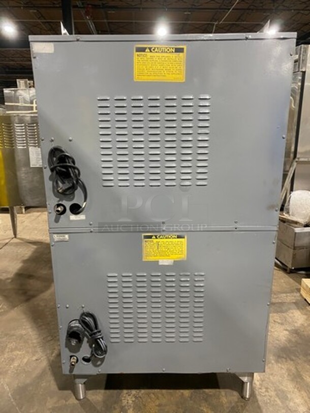 Vulcan Commercial Natural Gas Powered Double Deck Convection Oven! With View Through Doors! Metal Oven Racks! All Stainless Steel! On Legs! 2x Your Bid Makes One Unit! - Image 4 of 9