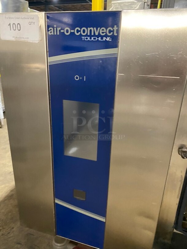 Electrolux Air-O-Convect Natural Gas Touch Line Combi Convection Oven! With View Through Door! Metal Oven Racks! All Stainless Steel! Model: AOS062GKP1 SN: 40510001! - Image 7 of 8