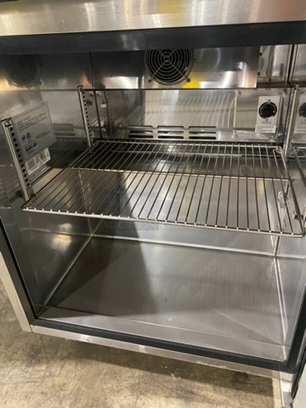 Turbo Air Refrigerated Single Door Lowboy/Worktop Cooler! All Stainless Steel! On Casters! Model: TUR28SD 115V 60HZ 1 Phase - Image 5 of 7
