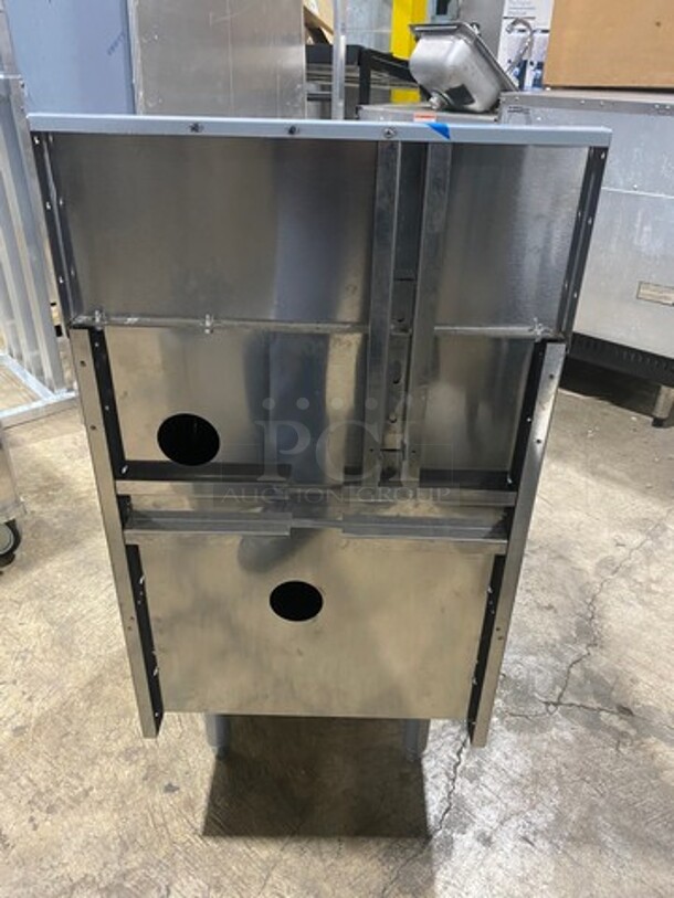 NEW! Perlick Under The Counter Drainboard! With Back Splash! All Stainless Steel! On Legs! Model: SC18 - Image 3 of 9
