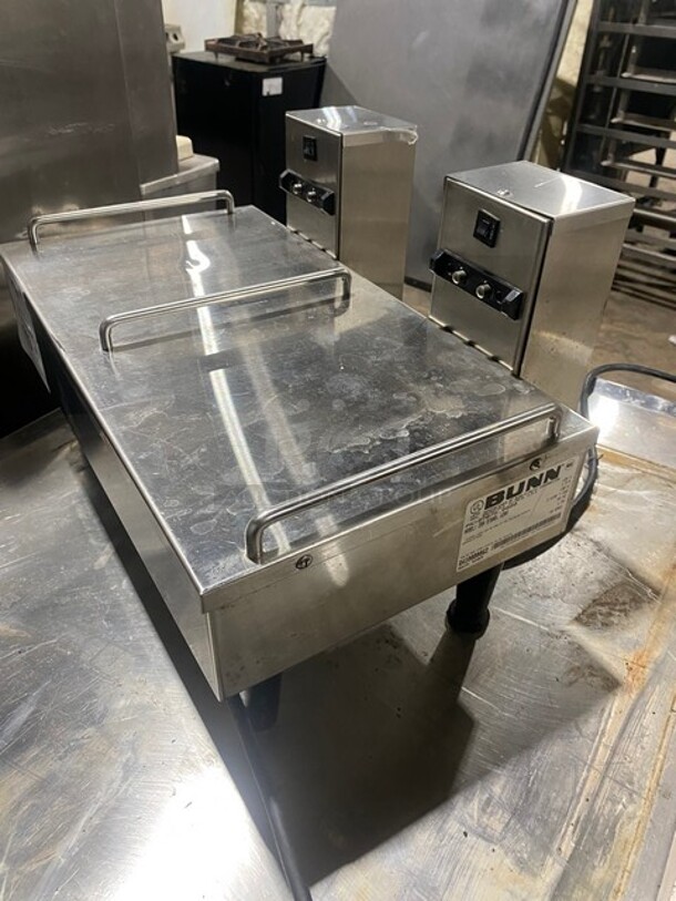 Bunn Stainless Steel Commercial Countertop Double Server Stand! MODEL 2SHSTAND  120V 1PH - Image 2 of 8