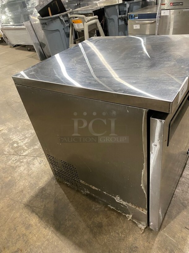 Atosa Commercial Single Door Undercounter Refrigerator! All Stainless Steel! With Poly Coated Rack! 115V 1 Phase! Model: MGF8401 SN: MGF8401140618C4021! - Image 2 of 7