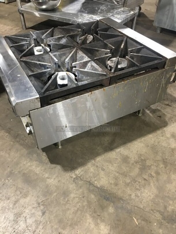 LATE MODEL! 2018 Southbend Commercial Countertop Natural Gas Powered 4 Burner Range! All Stainless Steel! On Small Legs! WORKING WHEN REMOVED! Model: HDO24 SN: 18G93411 - Image 2 of 11