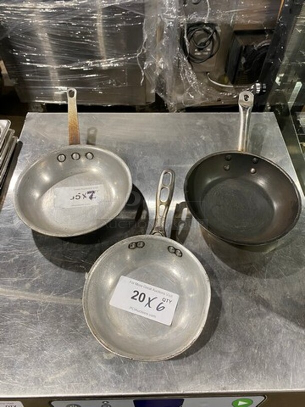 Assorted Size Stainless Steel Frying Pans! 6x Your Bid! - Image 3 of 3