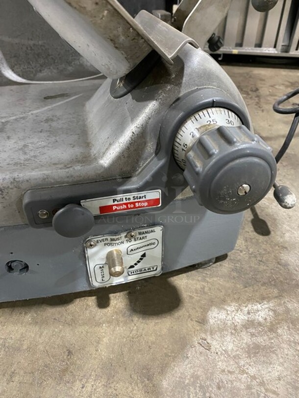 Hobart Commercial Countertop Deli/ Meat Slicer! All Stainless Steel! Model: 2712 SN: 561207821 120V - Image 6 of 8