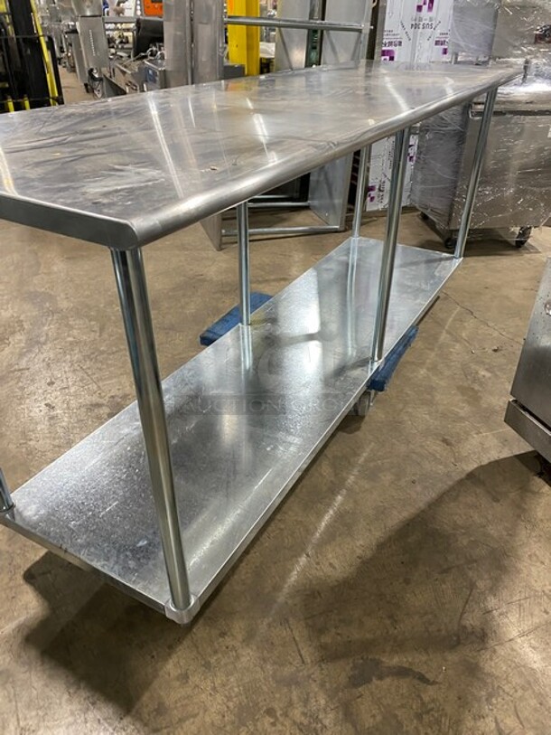 L&J Restuarant Manufacturing Stainless Steel Worktable With Undershelf! - Image 5 of 9
