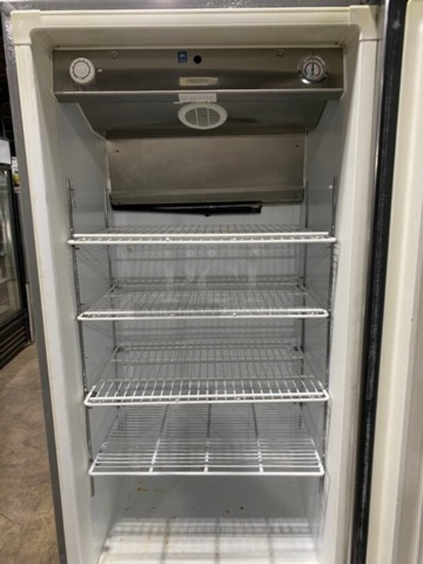 Kelvinator Commercial Single Door Reach In Freezer! Poly Coated Racks! All Stainless Steel! On Casters! - Image 5 of 8
