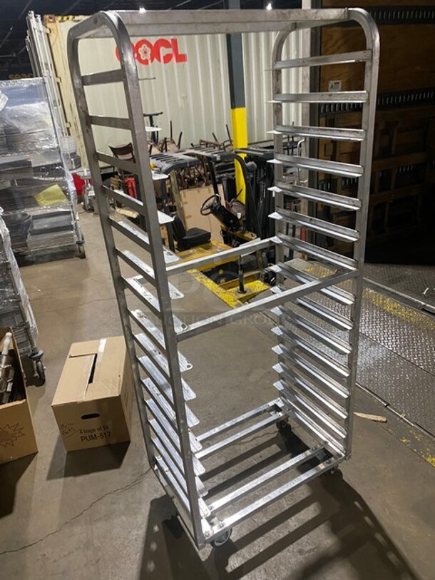 Metal Commercial Pan Transport Rack on Commercial Casters! - Image 3 of 4