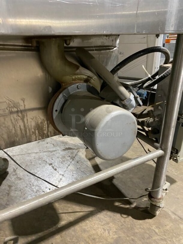 Hobart Commercial Pass-Through Dishwasher! All Stainless Steel! On Casters! Model: AM14C SN: 12102211CF 200/230V 60Hz 3 Phase - Image 8 of 10