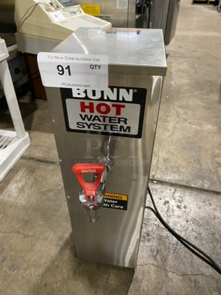 Bunn Commercial Countertop Hot Water Dispenser! Model: HW2 SN: HW20020014 120V 60HZ 1 Phase
