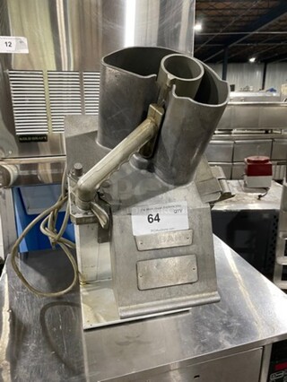  HOBART Commercial Continuous Feed Food Processor! Stainless Steel! Model FP300 Serial 76-101292B 120V/60Hz/1 Phase