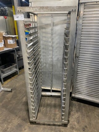 Metal Commercial Pan Transport Rack! On Casters!