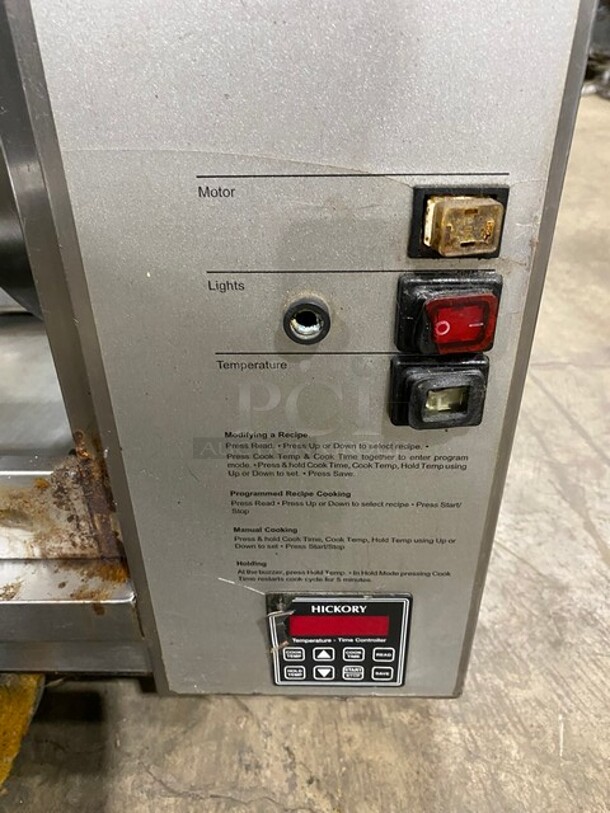 NICE! Old hickory Countertop Rotisserie! Electric Powered! Working When Removed! MODEL 6.5E SN: 650052 208V 3PH - Image 7 of 8