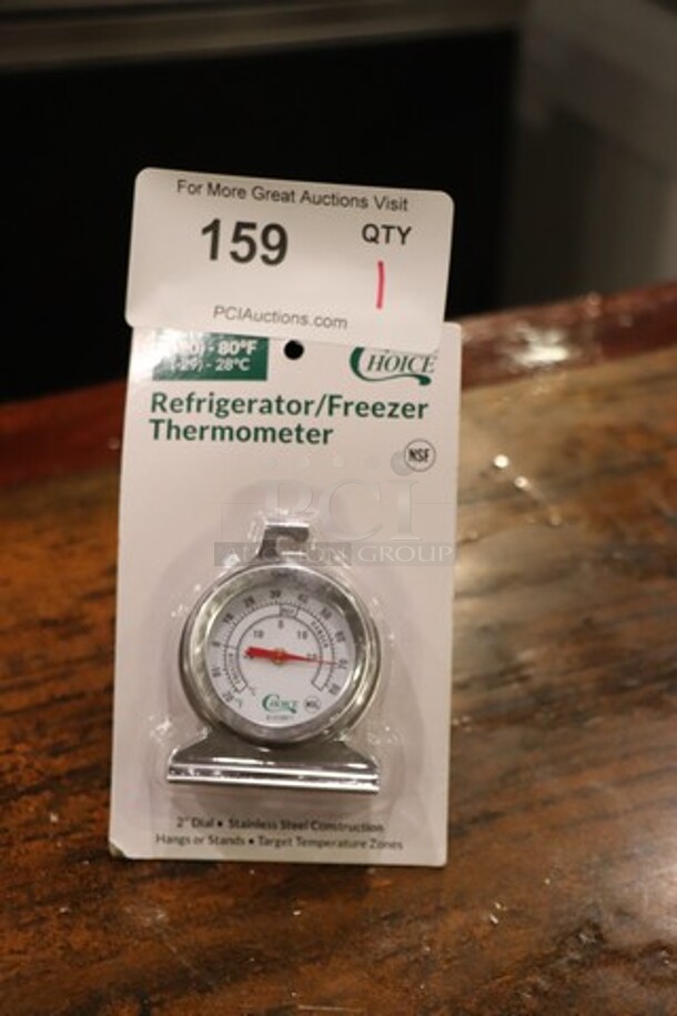 Brand New Choice Brand Refrigerator or Freezer Thermometer 
Qty 1 - Item #1111619