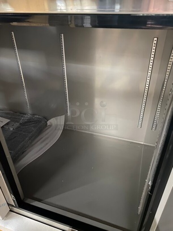 WOW! SCRATCH-N-DENT! Micro Matic Commercial 2 Door Bar Back Cooler! With Poly Coated Racks! All Stainless Steel! Model: MBB68SE 115V 60HZ 1 Phase - Image 7 of 10