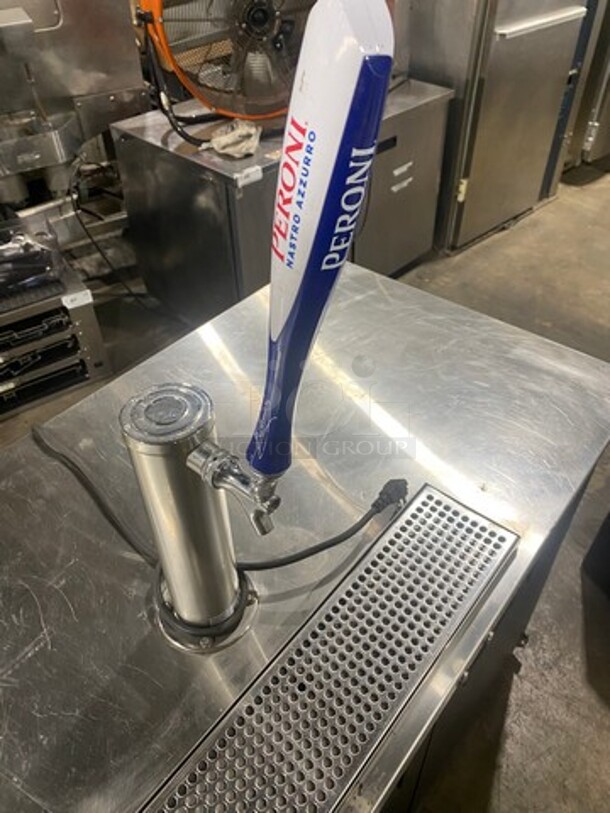 Everest Commercial Refrigerated Single Tap Kegerator! With Beer Tower! With 2 Door Underneath Storage Space! Model: EBB59 SN: BBB5914020021 115V 1 Phase - Image 5 of 10