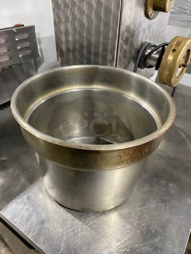 Stainless Steel Round Soup Pan Insert! 3x Your Bid! - Image 2 of 4