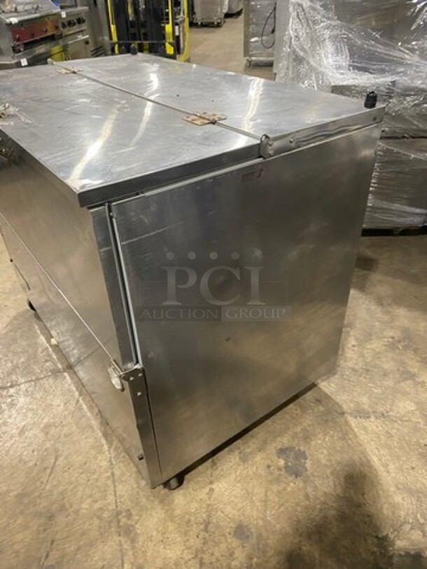 Beverage Air Single Side Access Milk Cooler! Stainless Steel! On Casters! Model: SM49N SN: 5002900 115V 1 Phase - Image 2 of 7