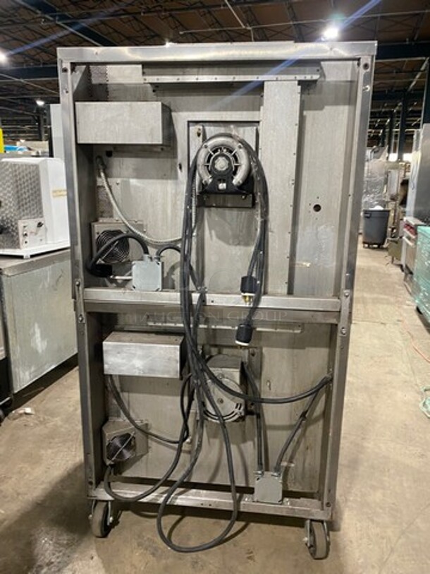 Blodgett Commercial Electric Powered Double Deck Convection Oven! With View Through And Solid Doors! Metal Oven Racks! All Stainless Steel! On Casters! 2x Your Bid Makes One Unit! - Image 4 of 9