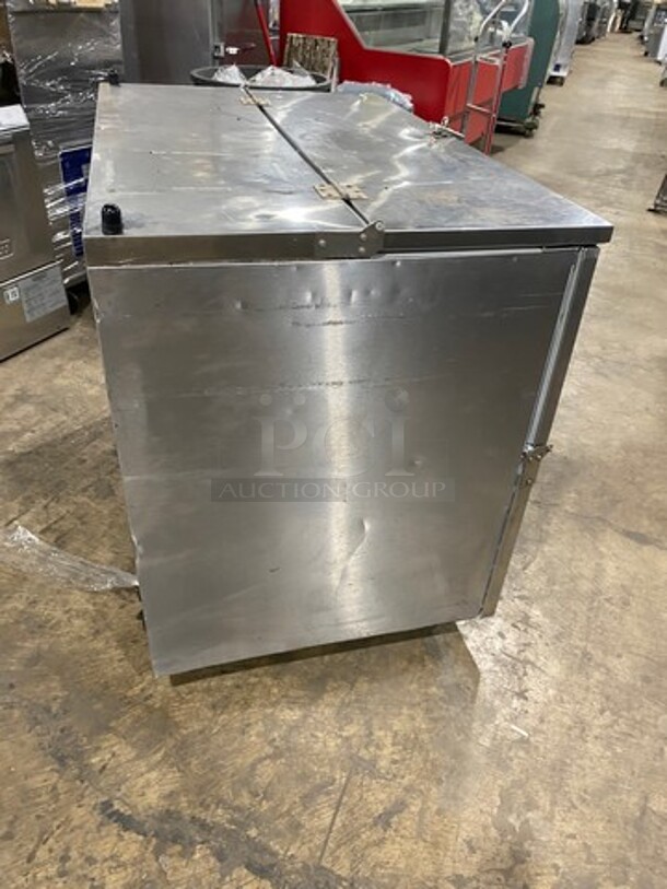 Beverage Air Single Side Access Milk Cooler! Stainless Steel! On Casters! Model: SM49N SN: 5002900 115V 1 Phase - Image 3 of 7