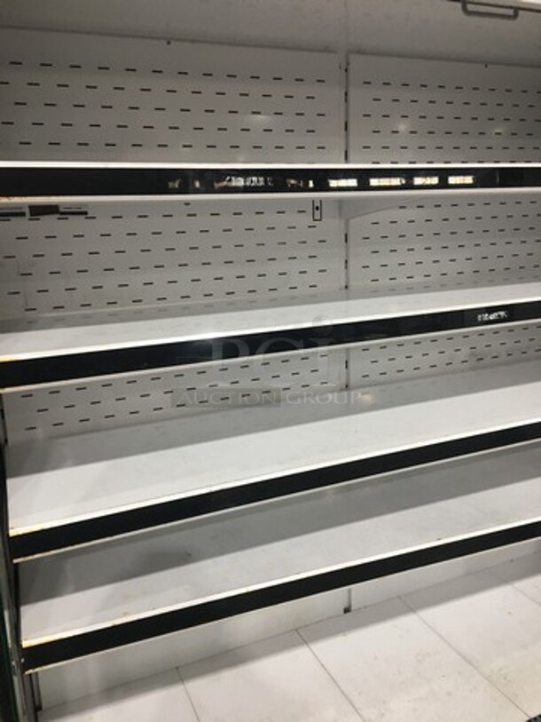 LATE MODEL! 2018 Universal Coolers Commercial Refrigerated Grab-N-Go Open Case Merchandiser! WORKING WHEN RREMOVED! Model: POC63 SN: NS243247 115V - Image 5 of 12