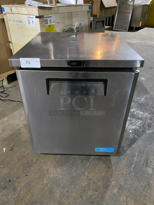 NICE! Turbo Air Commercial Single Door Lowboy/Worktop Freezer! With Poly Coated Racks! All Stainless Steel! Model: MUF-28 115V 60HZ 1 Phase