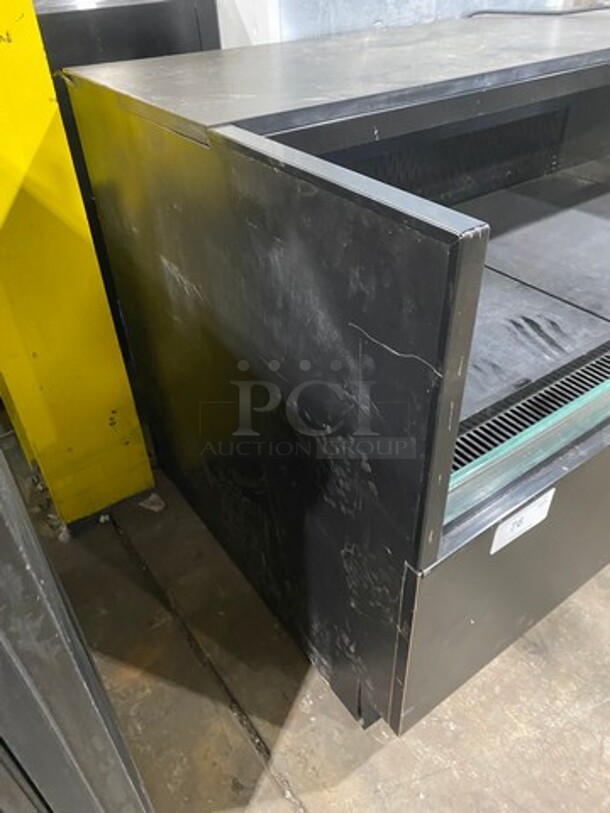 ALL STAINLESS-STEEL Refrigerated IN LINE Open Grab-N-Go Display Case Merchandiser!   - Image 2 of 4