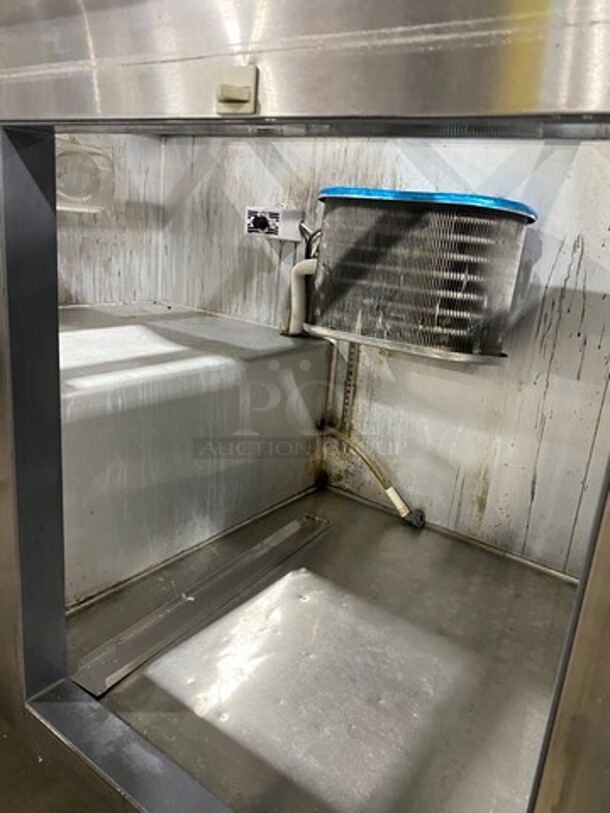 LEADER All Stainless Steel Sandwich/Salad Prep Table Cooler! Model LM48 S/C Serial PV10S1001E 115V/60Hz/ 1 Phase On Casters! - Image 6 of 9