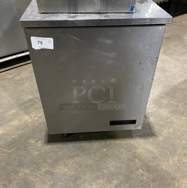 Delfield Commercial Single Door Lowboy/Worktop Cooler! Stainless Steal! MODEL 406 SN:0809152001376 115V - Image 1 of 7