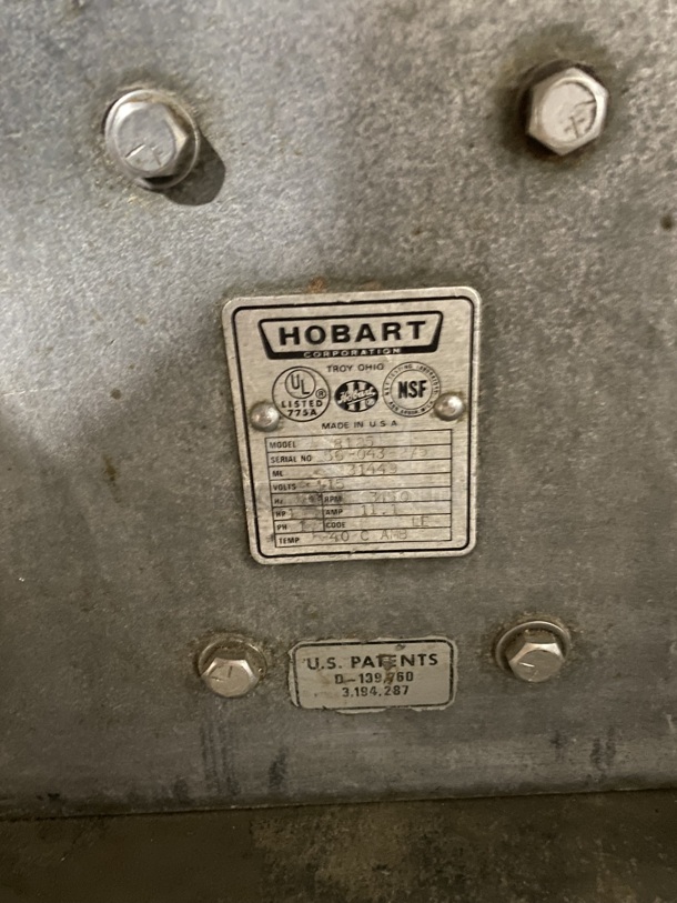  Hobart Stainless Steel Commercial Countertop Buffalo Chopper! MODEL:8185 SN:56-043-275 115V 1Ph! Working When Removed!  - Image 7 of 8