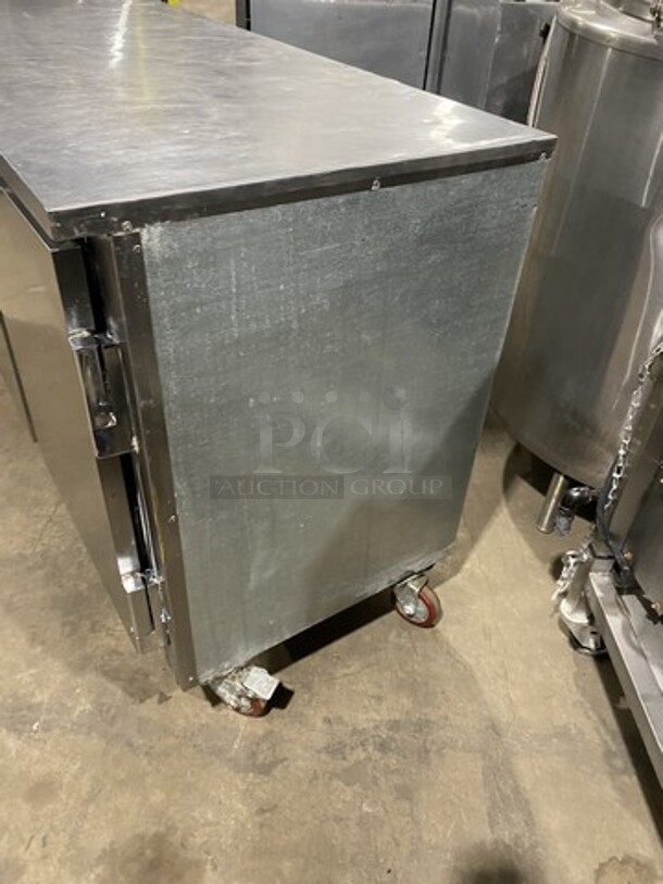 Leader 72 Inch 3 Door Refrigerated Lowboy Cooler! Model LB72S/C Serial PY11C2538! 115V 1 Phase! On Commercial Casters! - Image 2 of 8