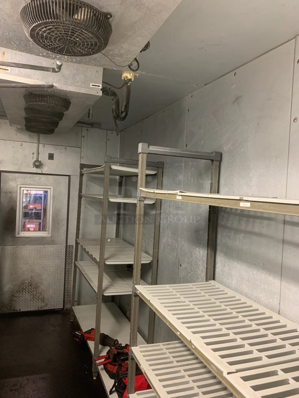 16'x8'x9' Bally Walk In Cooler Box w/ RDI PC2999MOP-3E 208-230 Volt, 3 Phase Compressor and 2 Evaporator Fans. Picture of the Unit Before Removal Is Included In the Listing. Information Provided By The Consignor But Not Verified By PCI Auctions. - Image 8 of 8
