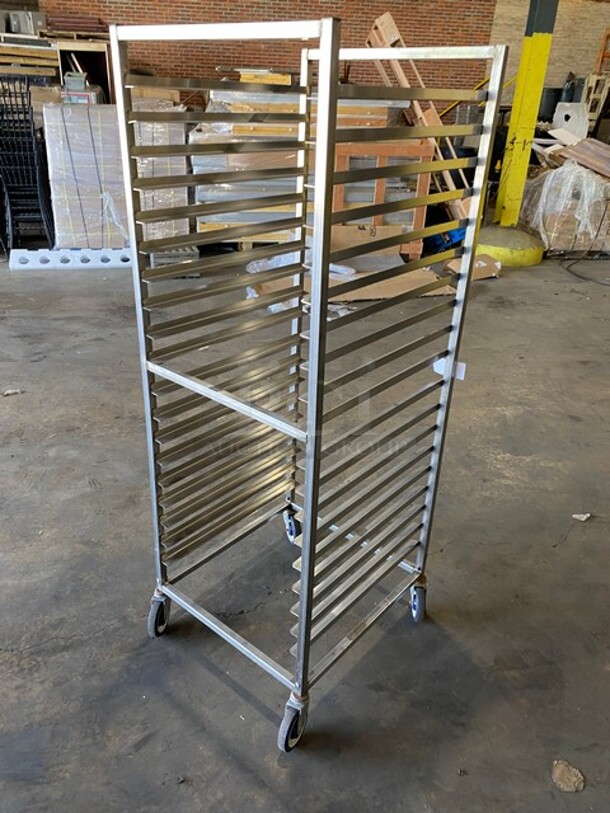 Channel Metal Commercial Pan Transport Rack!  - Image 3 of 5