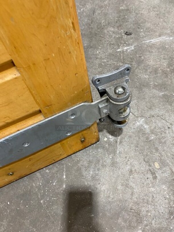 GREAT! Commercial Heavy Duty Wooden Walk In Box Door! - Image 7 of 7