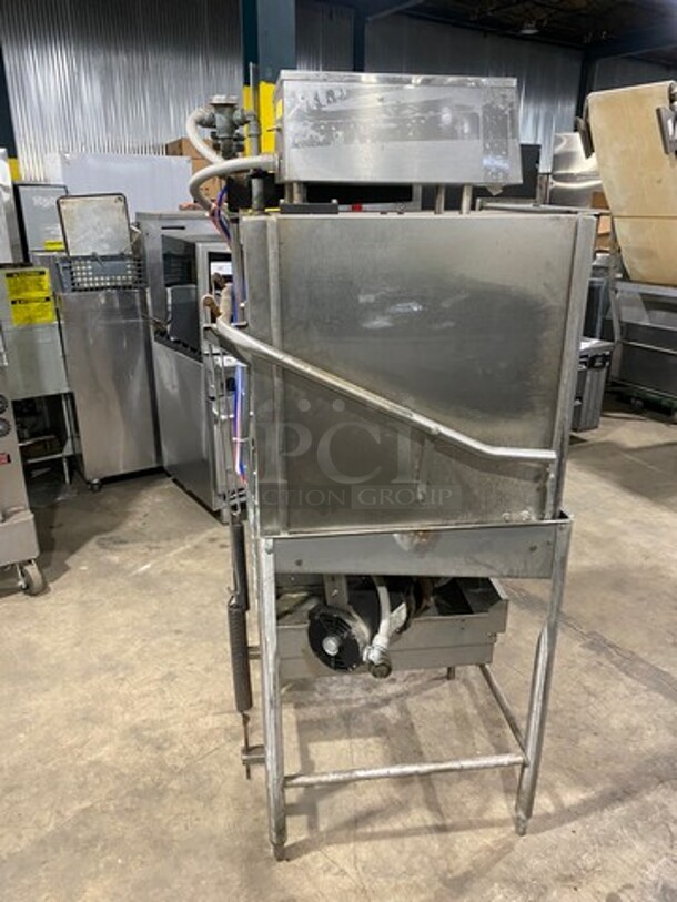 Jackson Ecolab Commercial Pass-Through Dishwasher Machine! All Stainless Steel! On Legs! Model: ES200 SN: 06F205573 115V 60HZ 1 Phase - Image 4 of 10