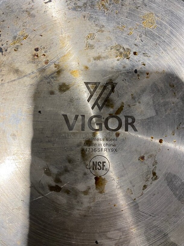 Vigor Stainless Steel Frying Pans! 3x Your Bid! - Image 5 of 7