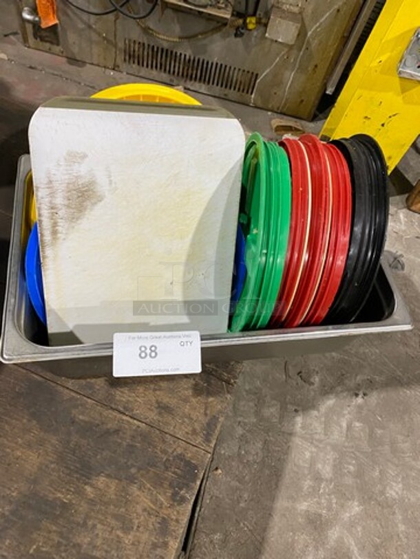 ALL ONE MONEY! MISCELLANEOUS! Includes Cutting Board, Stainless Steel Pan And More! - Image 1 of 2