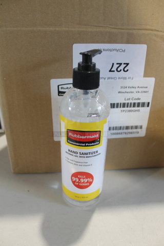 3 BRAND NEW! Boxes of 10 Rubbermaid Hand Sanitizer Bottles. 3 Times Your Bid! 