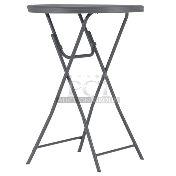 PALLET LOT of 25 BRAND NEW IN BOX! Zown Maxchief Cocktail80 PT017X004 Shark Grey Table. Stock Picture Used as Gallery. 25 Times Your Bid! - Image 1 of 7