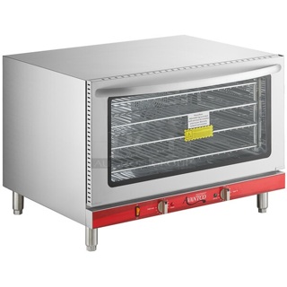BRAND NEW SCRATCH AND DENT! Avantco 177CO38M Stainless Steel Commercial Countertop Electric Powered Convection Oven. 208/240 Volts, 1 Phase. 