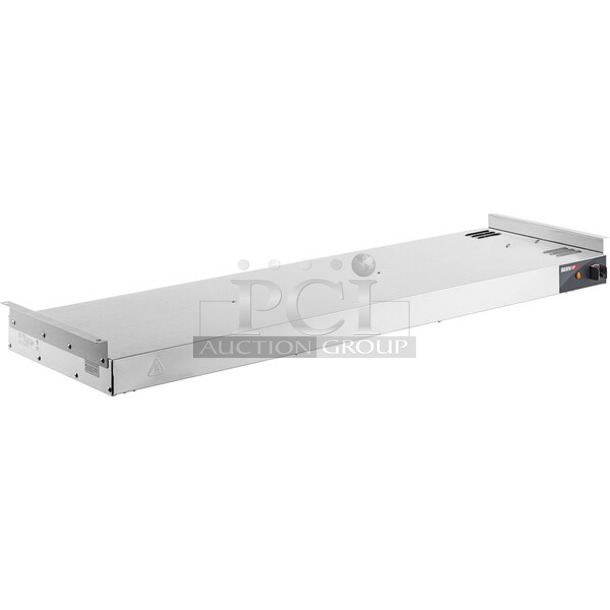 BRAND NEW SCRATCH AND DENT! ServIt 423SWTD48 48" High Wattage Double Strip Warmer with On/Off Toggle Controls and 3" Spacer. 120 Volts, 1 Phase.  - Image 1 of 6