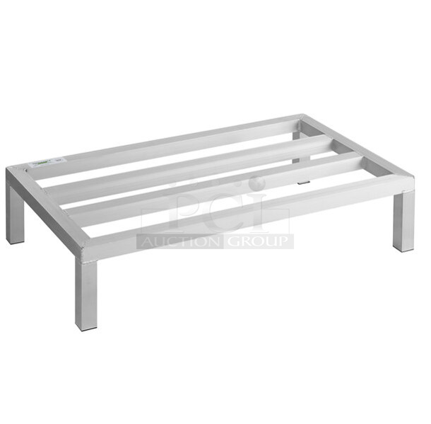 2 BRAND NEW SCRATCH AND DENT! Regency 600DUN2036 36" x 20" x 8" Aluminum Dunnage Rack - 1630 lb. Capacity. 2 Times Your Bid! - Image 1 of 4